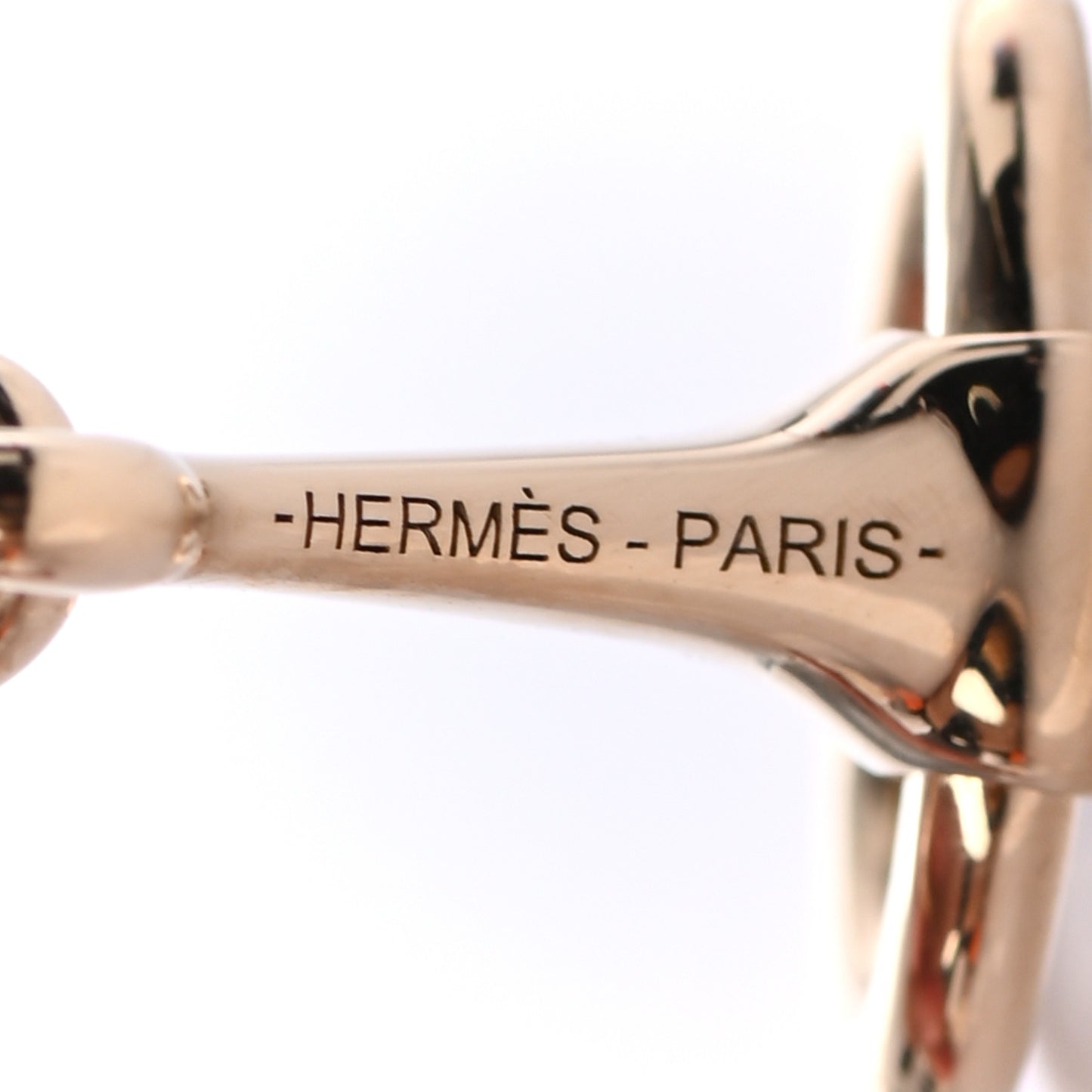 Permabrass Mors Scarf Ring Gold