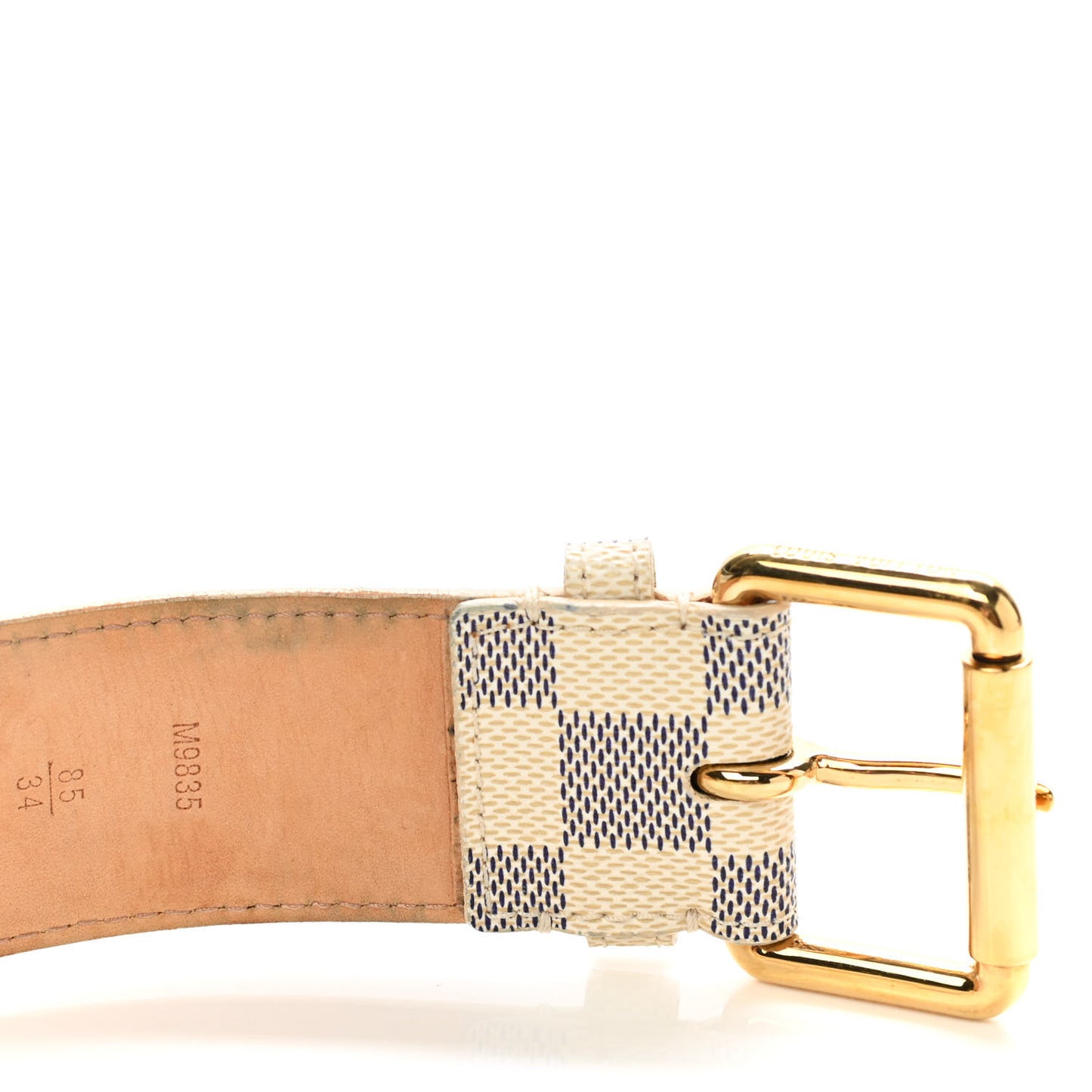 Damier Azur 38mm Solo Belt 85 34