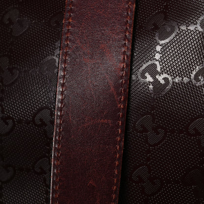 Gucci Imprime Monogram Medium Flat Messenger Bag Bordeaux 10 of 12