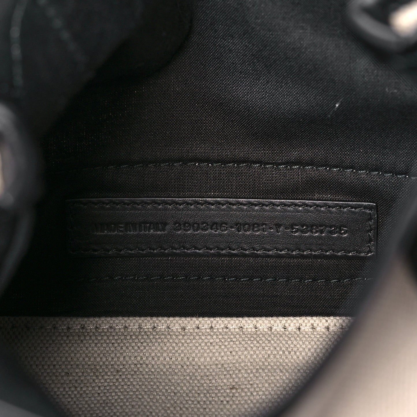 Cotton Canvas Calfskin Navy Cabas XS Natural Black