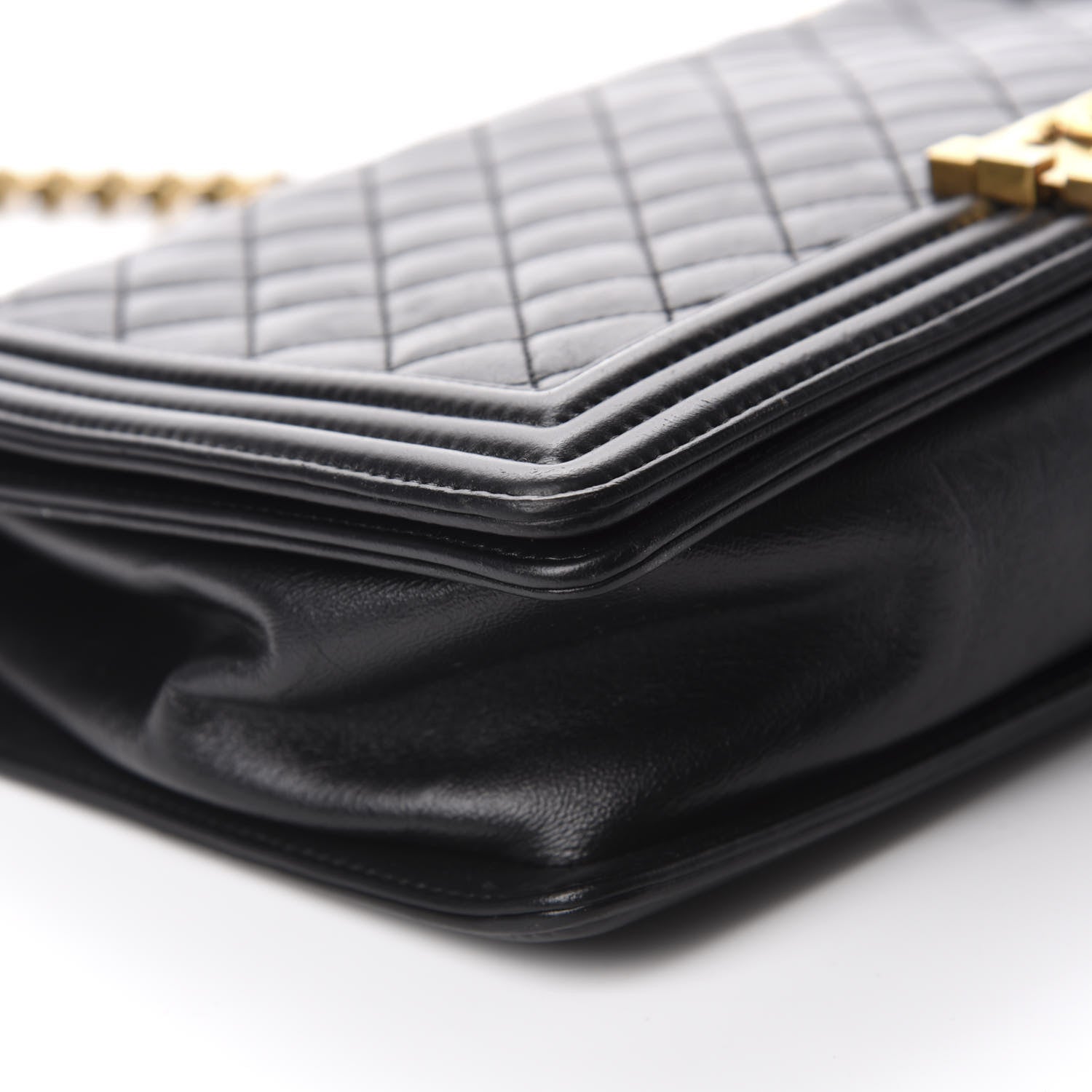 Chanel Lambskin Quilted New Medium Boy Flap Black 6 of 13