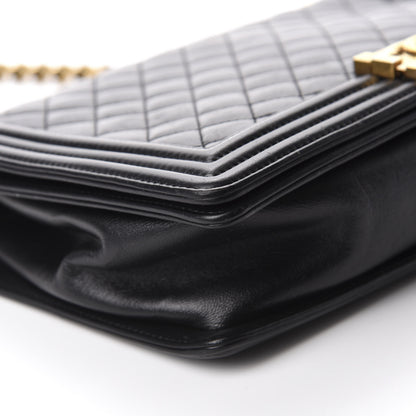 Chanel Lambskin Quilted New Medium Boy Flap Black 6 of 13