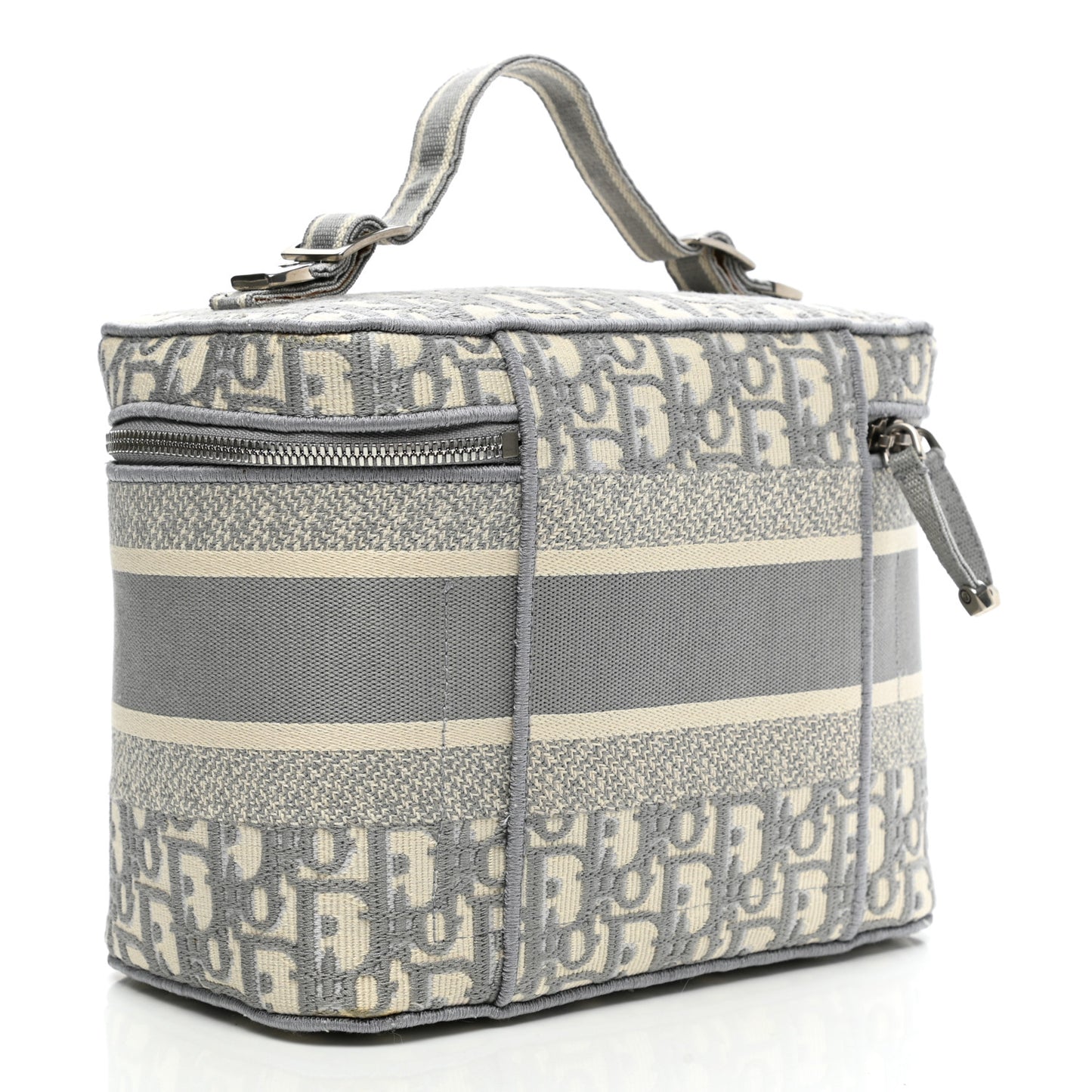 Oblique Diortravel Vanity Case Grey