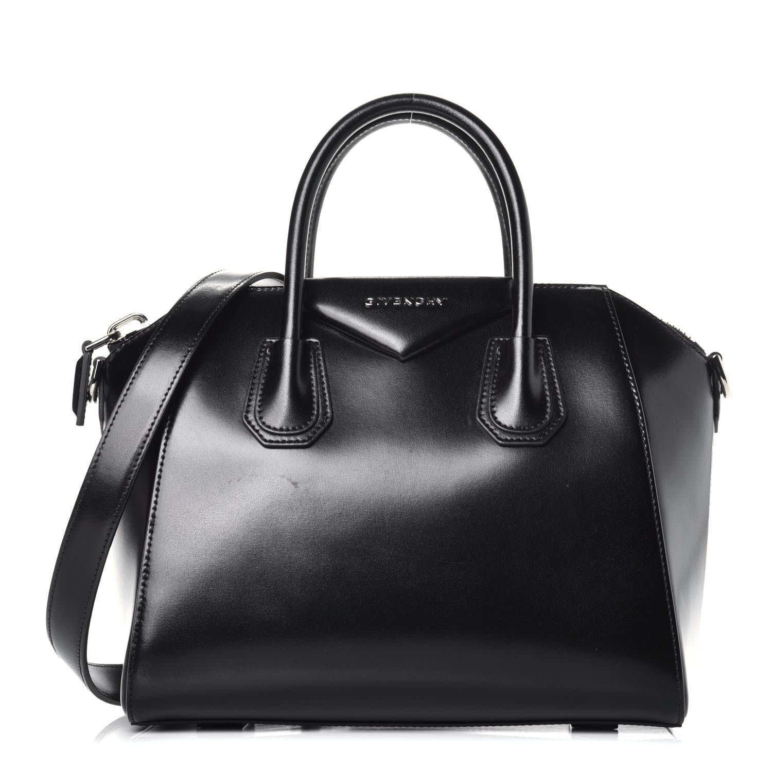 Givenchy Shiny Lord Calfskin Small Antigona Black 1 of 10