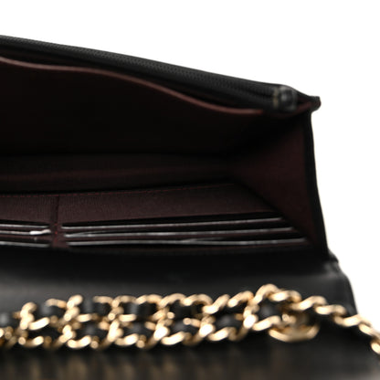 Chanel Lambskin Quilted Trendy CC Wallet On Chain WOC Black 5 of 11