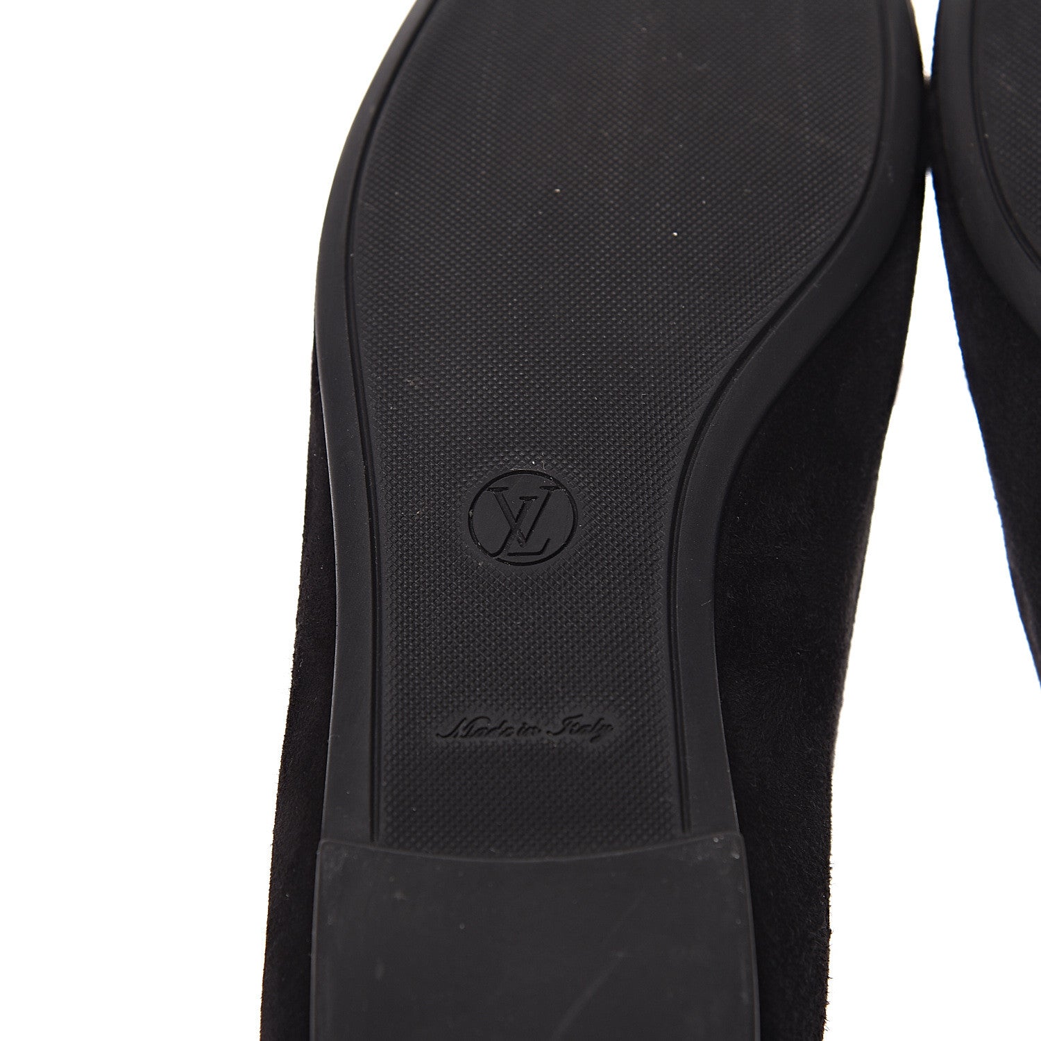 Louis Vuitton Suede Monogram Uniformes Ballet Flats 36.5 Black 8 of 11