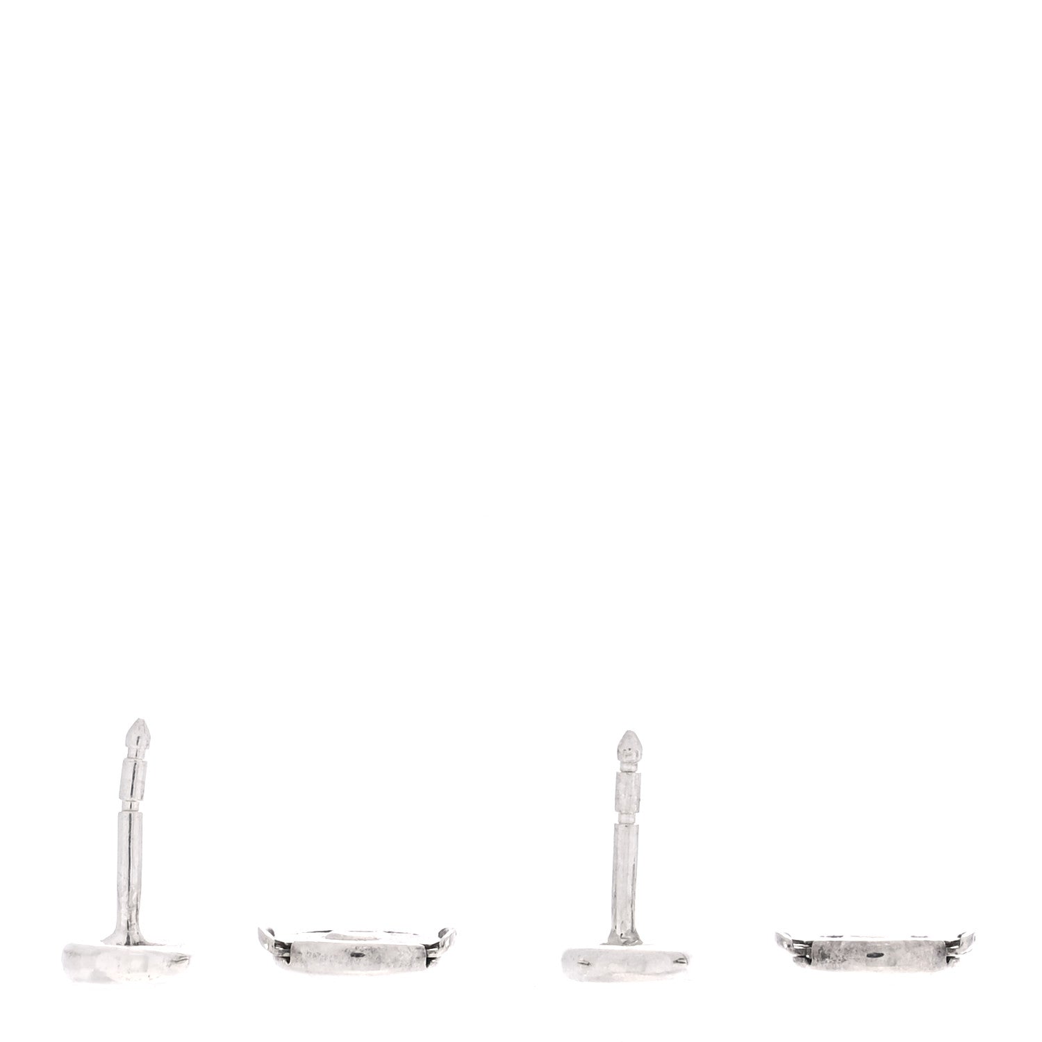 Hermes Sterling Silver TPM Farandole Earrings 3 of 6