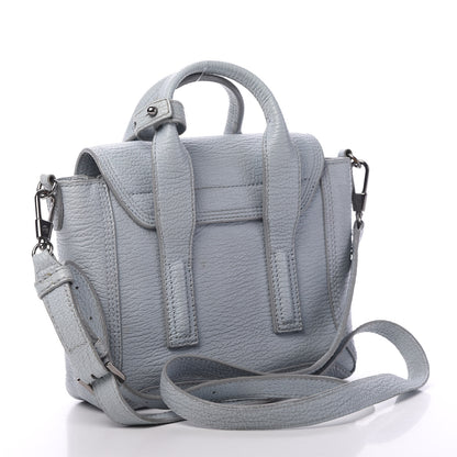 3.1 Phillip Lim 3.1 Textured Calfskin Mini Pashli Satchel Light Blue 2 of 16