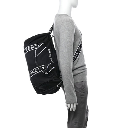 Givenchy Nylon Logo Gym Duffle Black 3 of 9