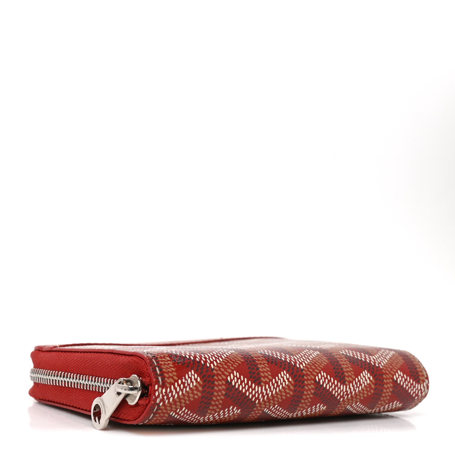 Goyard Goyardine Matignon PM Wallet Red 4 of 7