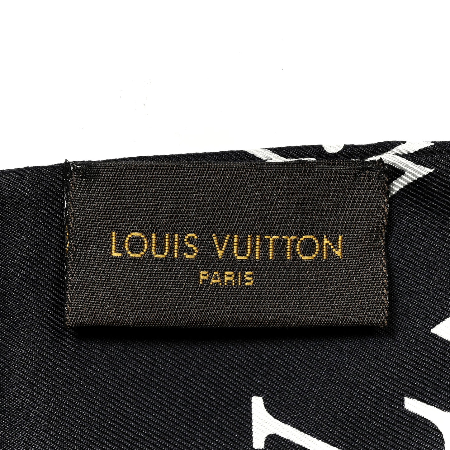 Silk Monogram Confidential Bandeau Black