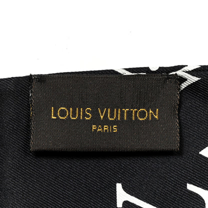 Louis Vuitton Silk Monogram Confidential Bandeau Black 3 of 3