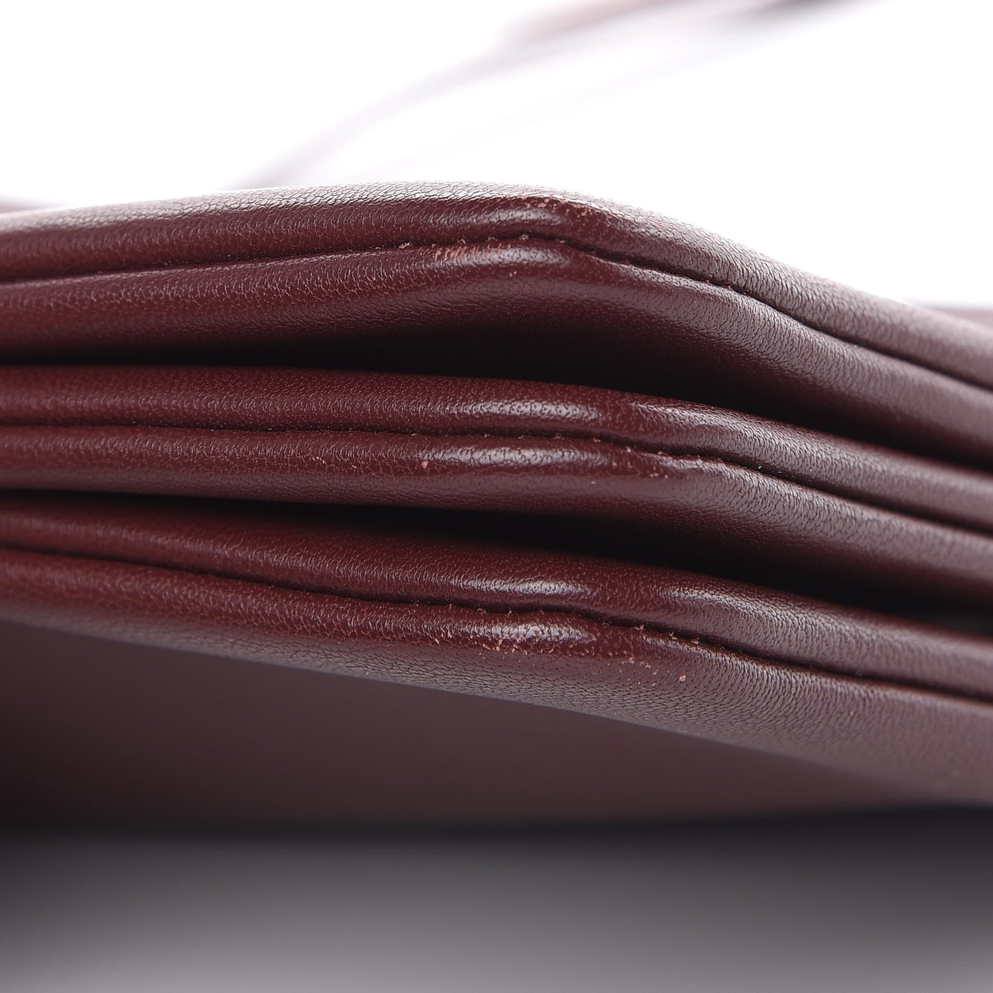 Lambskin Small Trio Crossbody Bag Burgundy