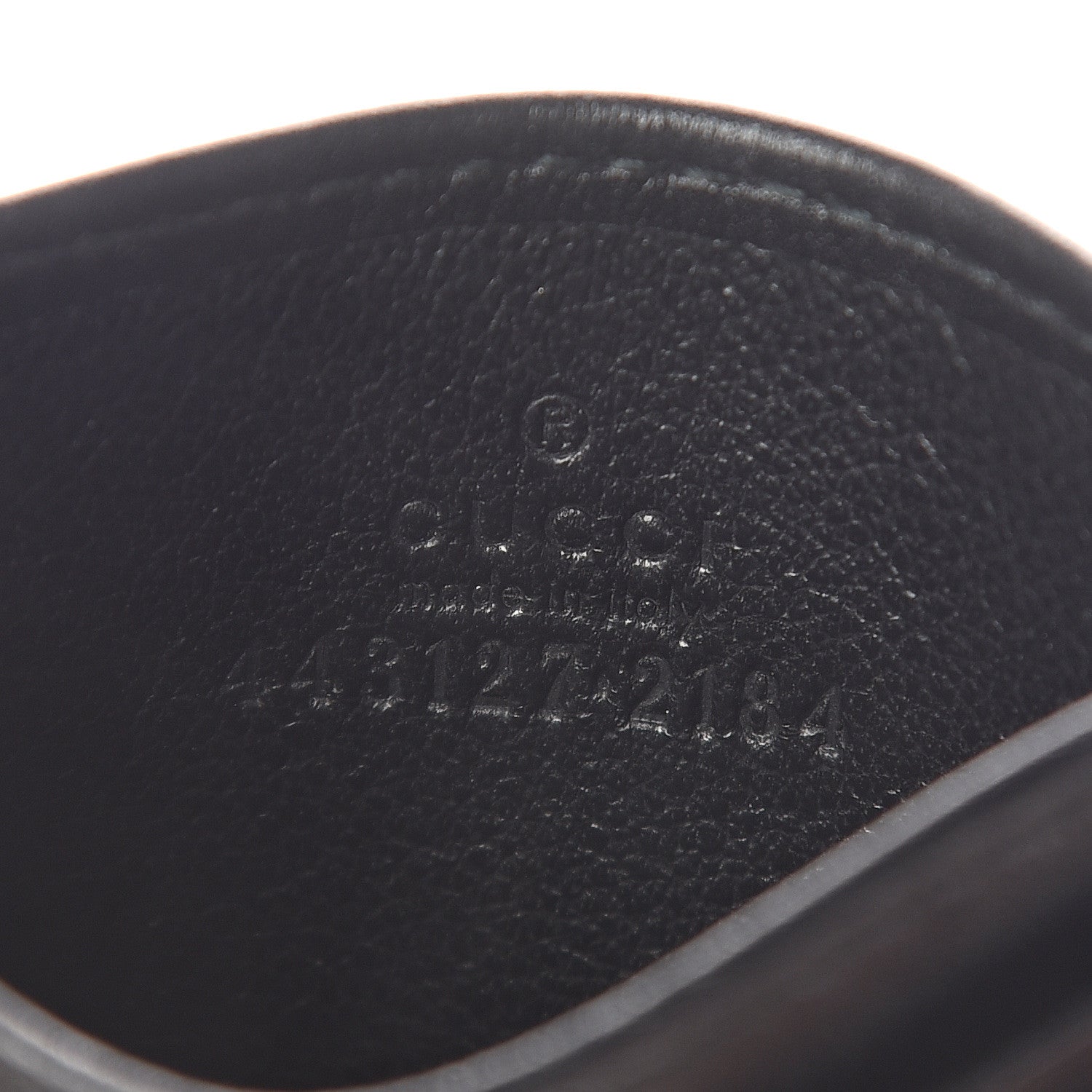 Gucci Calfskin Matelasse GG Marmont Card Holder Black 5 of 5