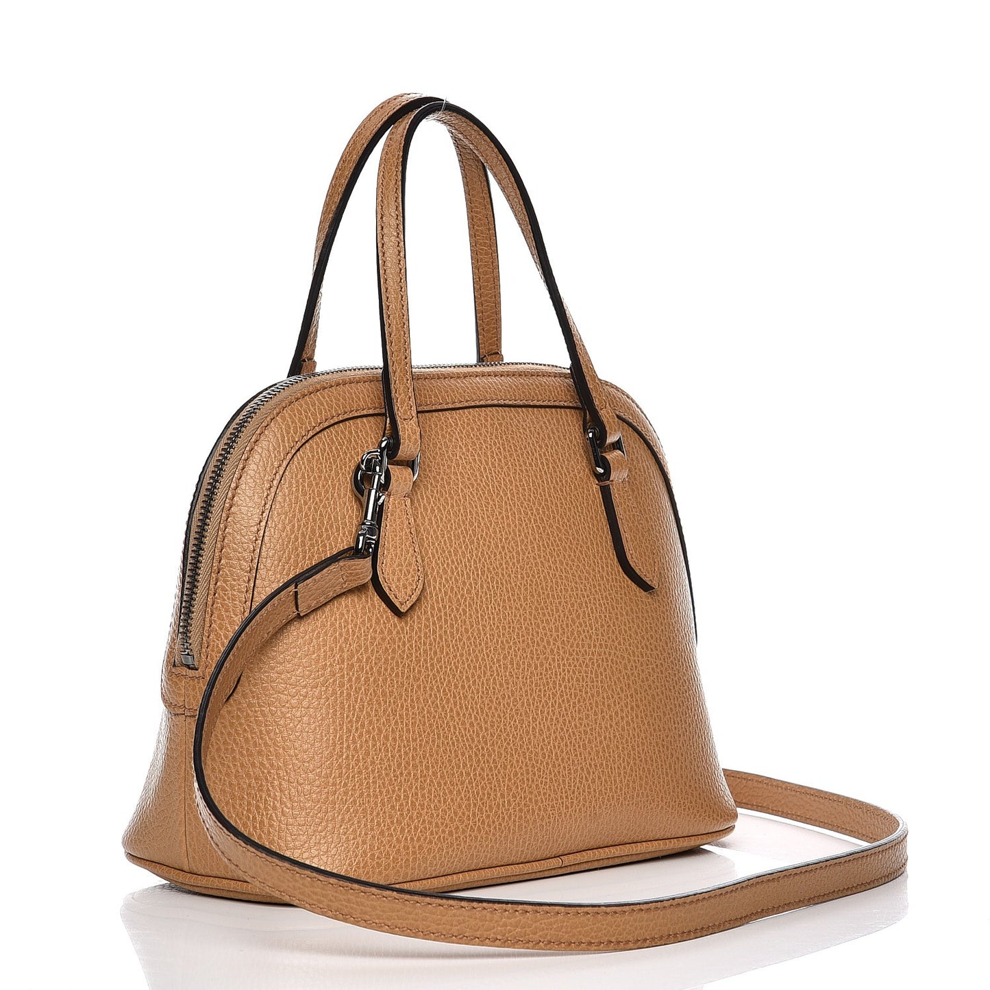 Calfskin Mini Dome Bag Whiskey