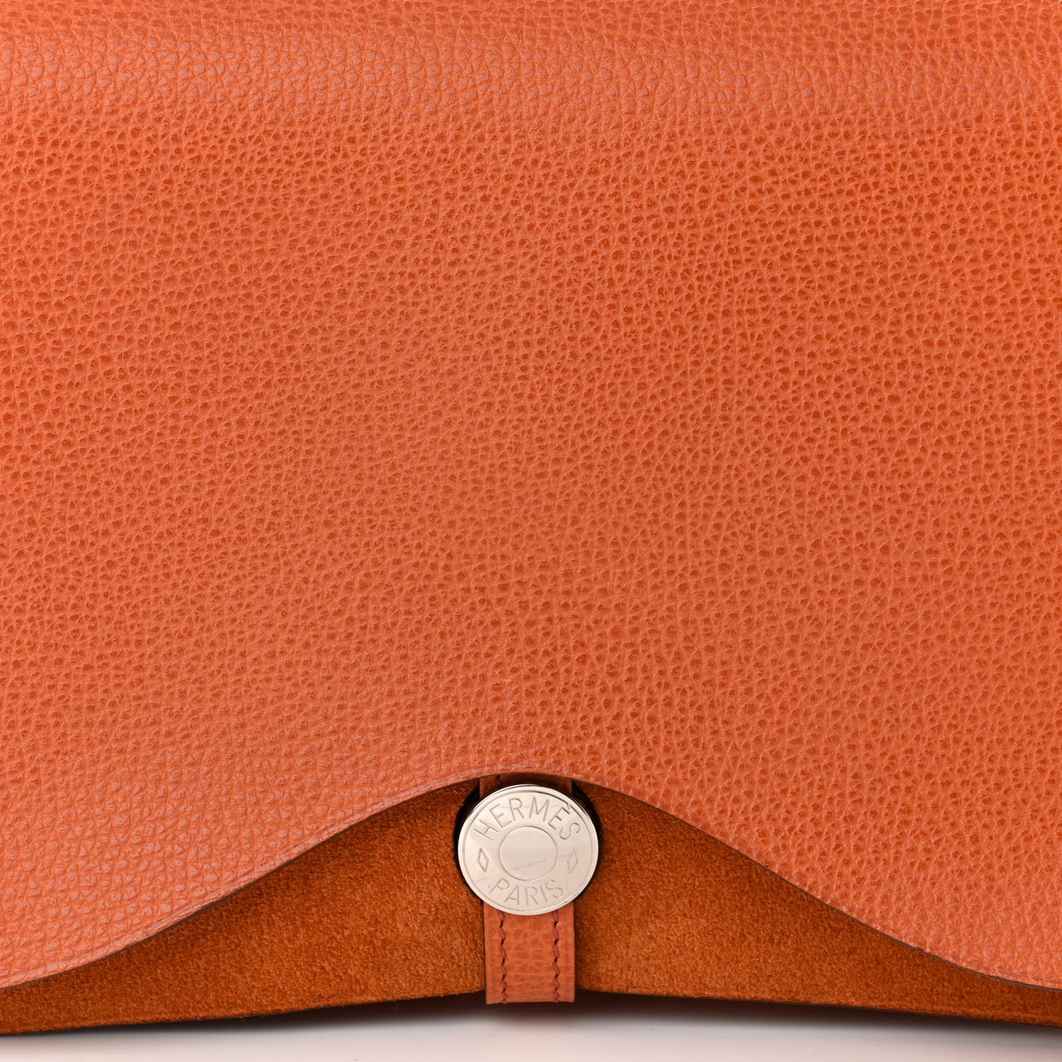 Hermes Vache Liegee Toile Sac Colorado MM Potiron 8 of 14