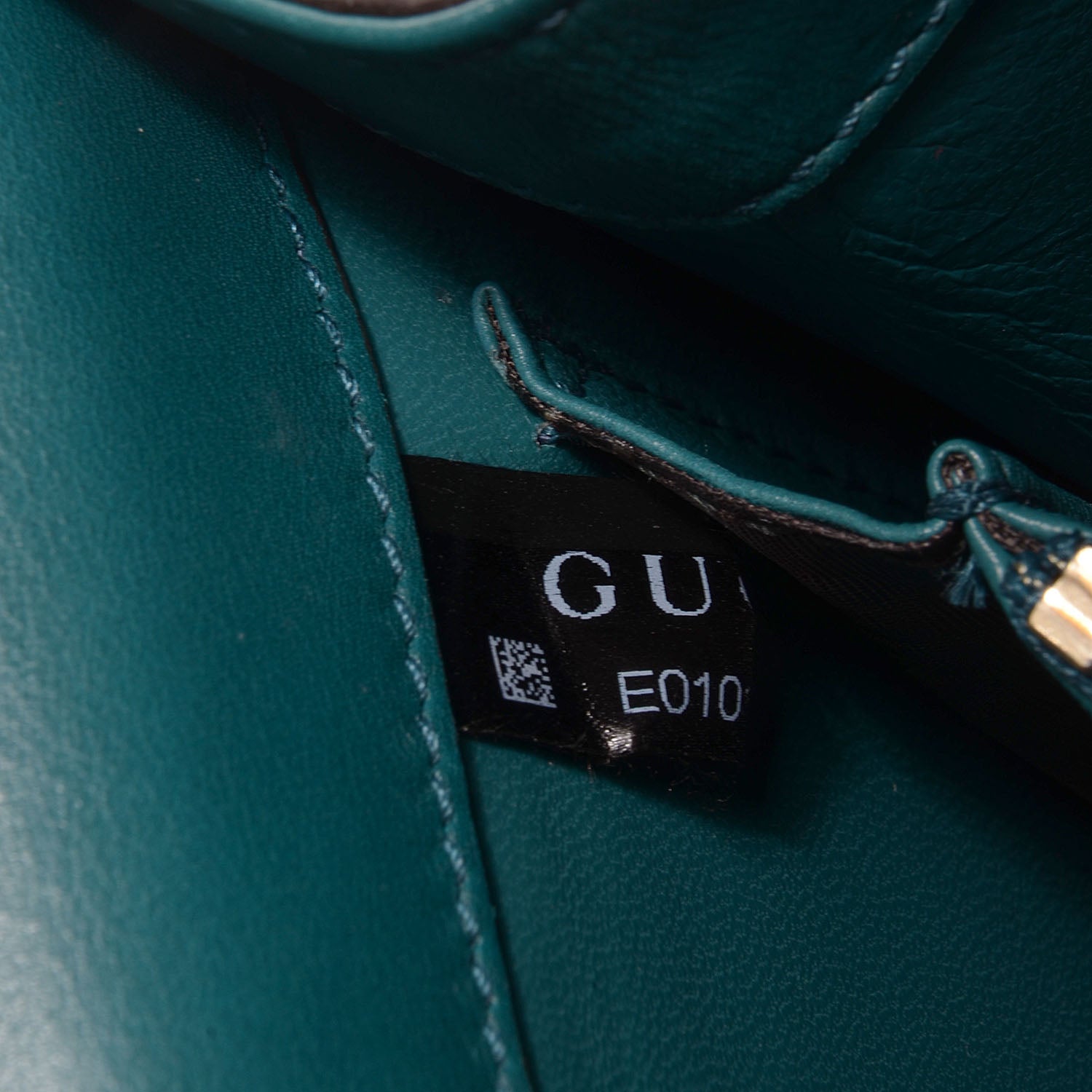 Gucci Python Medium 1973 Shoulder Flap Bag Malachite Green 8 of 10