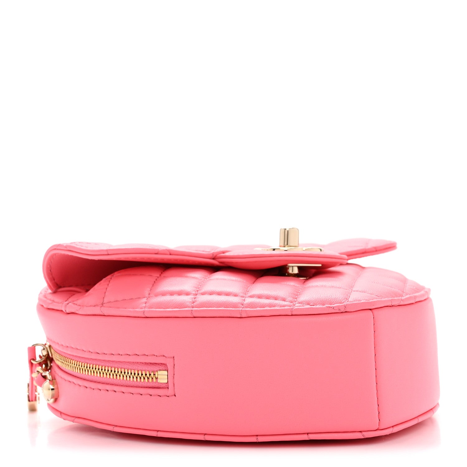 Chanel Lambskin Quilted CC In Love Heart Bag Pink 4 of 11