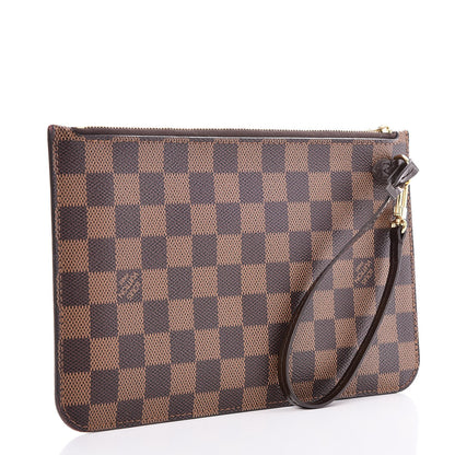 Louis Vuitton Damier Ebene Neverfull MM GM Pochette 3 of 8