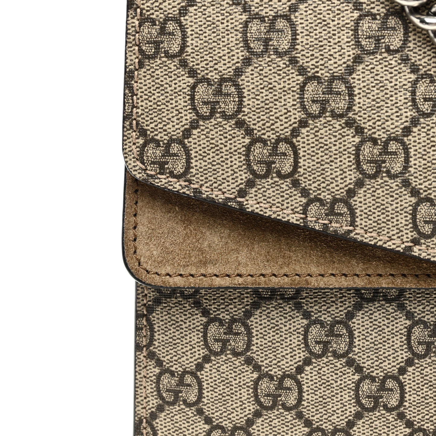 GG Supreme Monogram Medium Dionysus Shoulder Bag Taupe