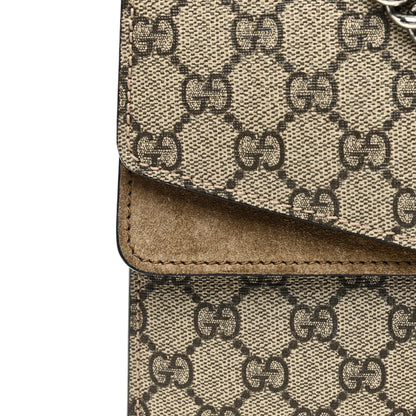 Gucci GG Supreme Monogram Medium Dionysus Shoulder Bag Taupe 12 of 14
