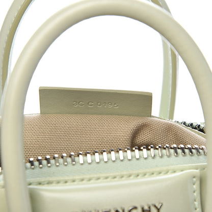 Givenchy Shiny Lord Calfskin Mini Antigona Aqua Green 7 of 11
