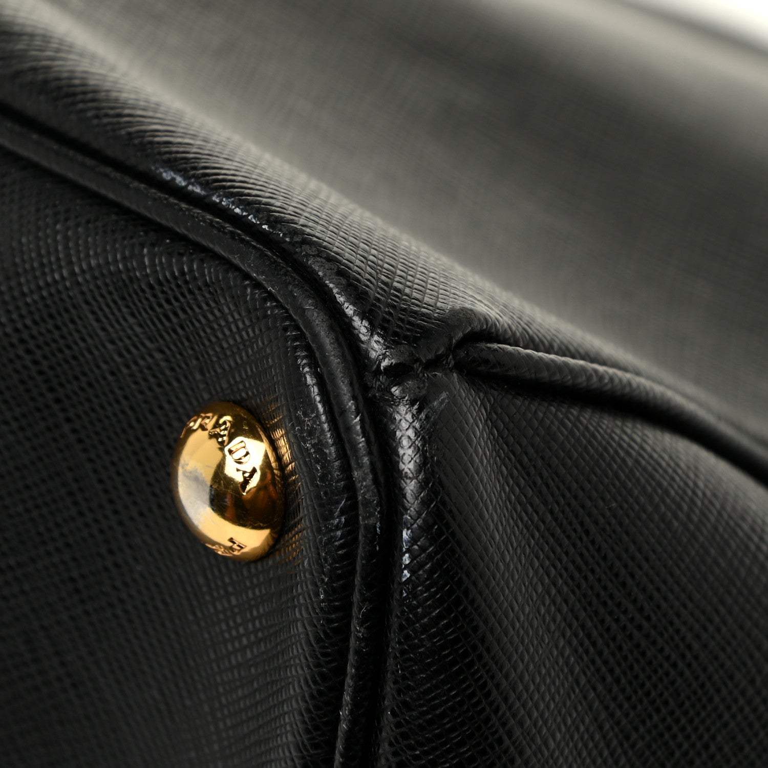 Prada Saffiano Large Galleria Double Zip Tote Black 13 of 18