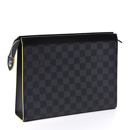 Louis Vuitton Damier Graphite Pochette Voyage MM Yellow 2 of 8