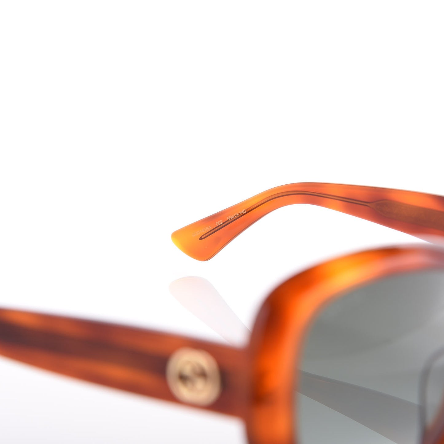 Round Sunglasses GG0140SA Avana Green