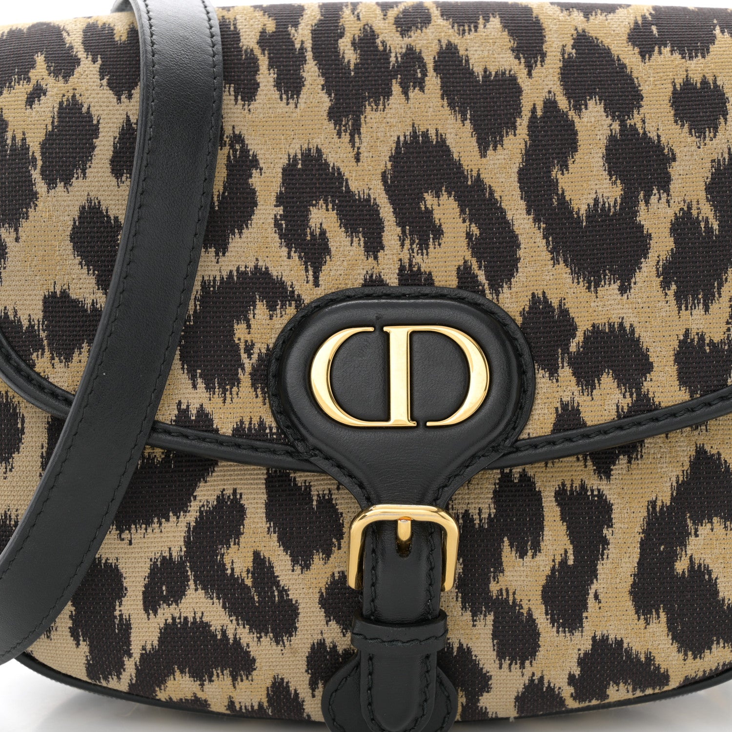 Christian Dior Canvas Mizza Embroidered Medium Bobby Flap Beige Multicolor 7 of 10