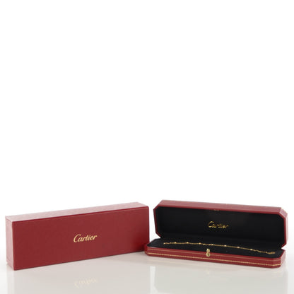 Cartier 18K Yellow Gold 7 Diamond D'Amour Station Bracelet 4 of 4