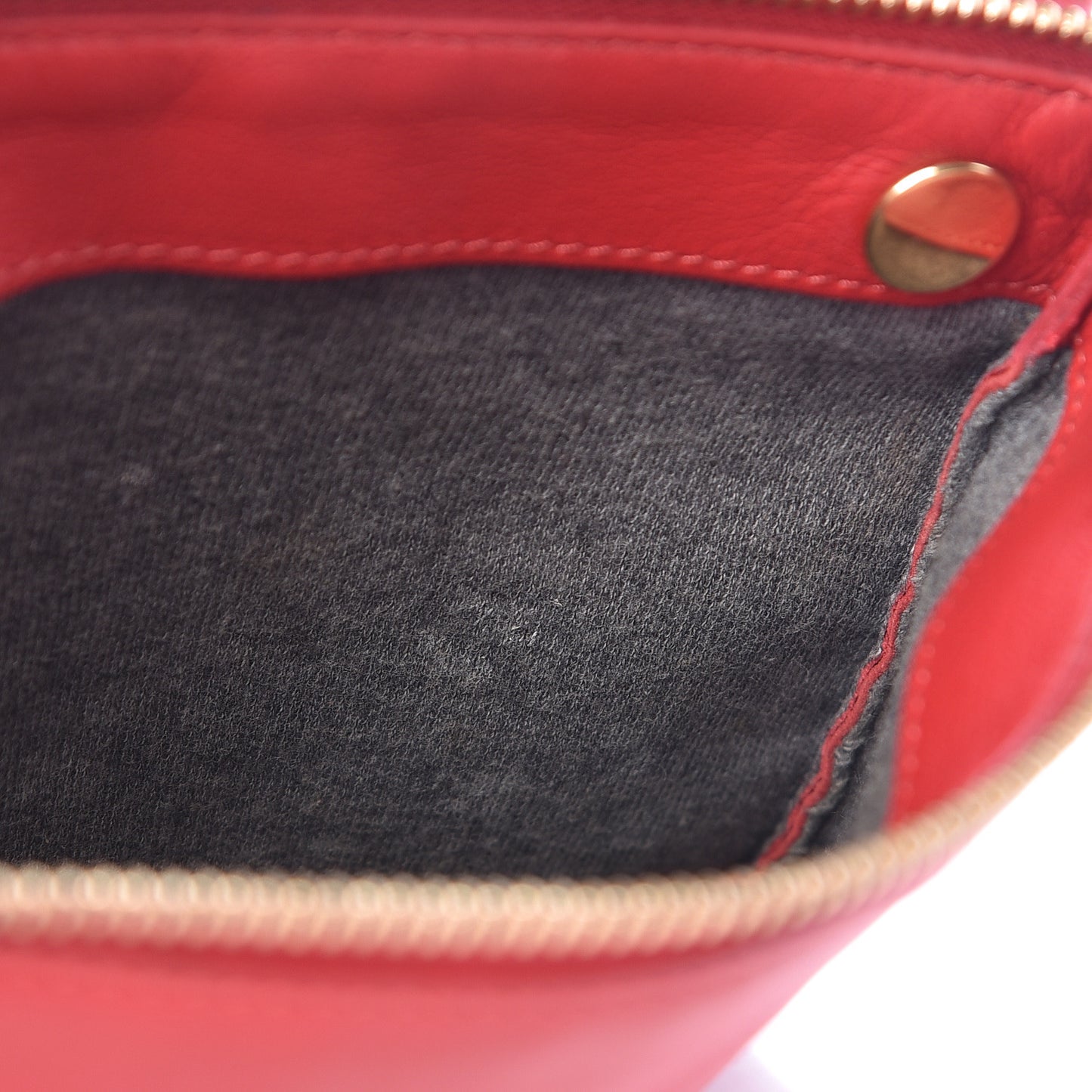 Lambskin Small Trio Crossbody Bag Red