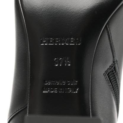 Hermes Calfskin Saint Germain Ankle Boots 37.5 Black 5 of 9