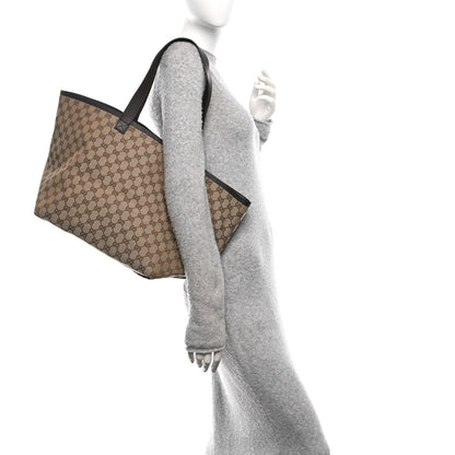Gucci Monogram Medium Totissima Shopping Tote Beige Ebony 3 of 9
