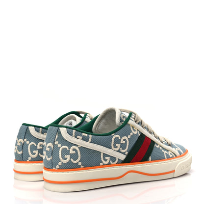 Gucci Cotton GG Monogram Web Womens 1977 Tennis Sneakers 39.5 Philod Ivory Mystic White 4 of 8