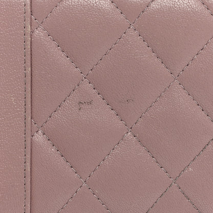 Chanel Sheepskin Quilted Mademoiselle Vintage Flap Wallet Pink 11 of 11