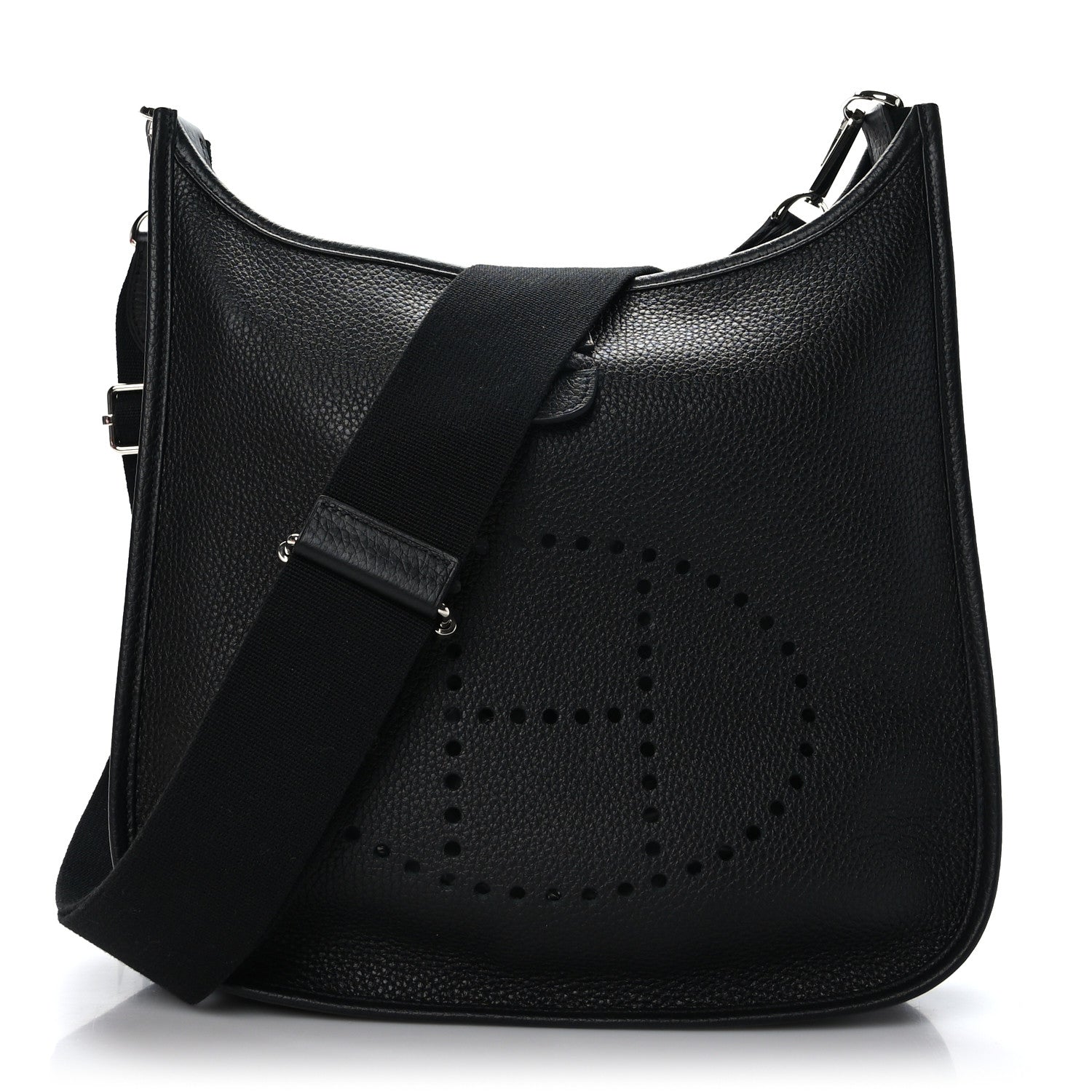 Hermes Taurillon Clemence Evelyne III PM Black 1 of 10