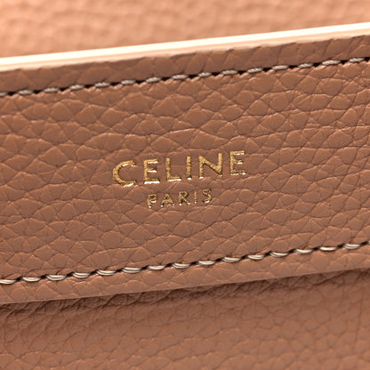 Celine Drummed Calfskin Nano Luggage Desert Rose 6 of 11
