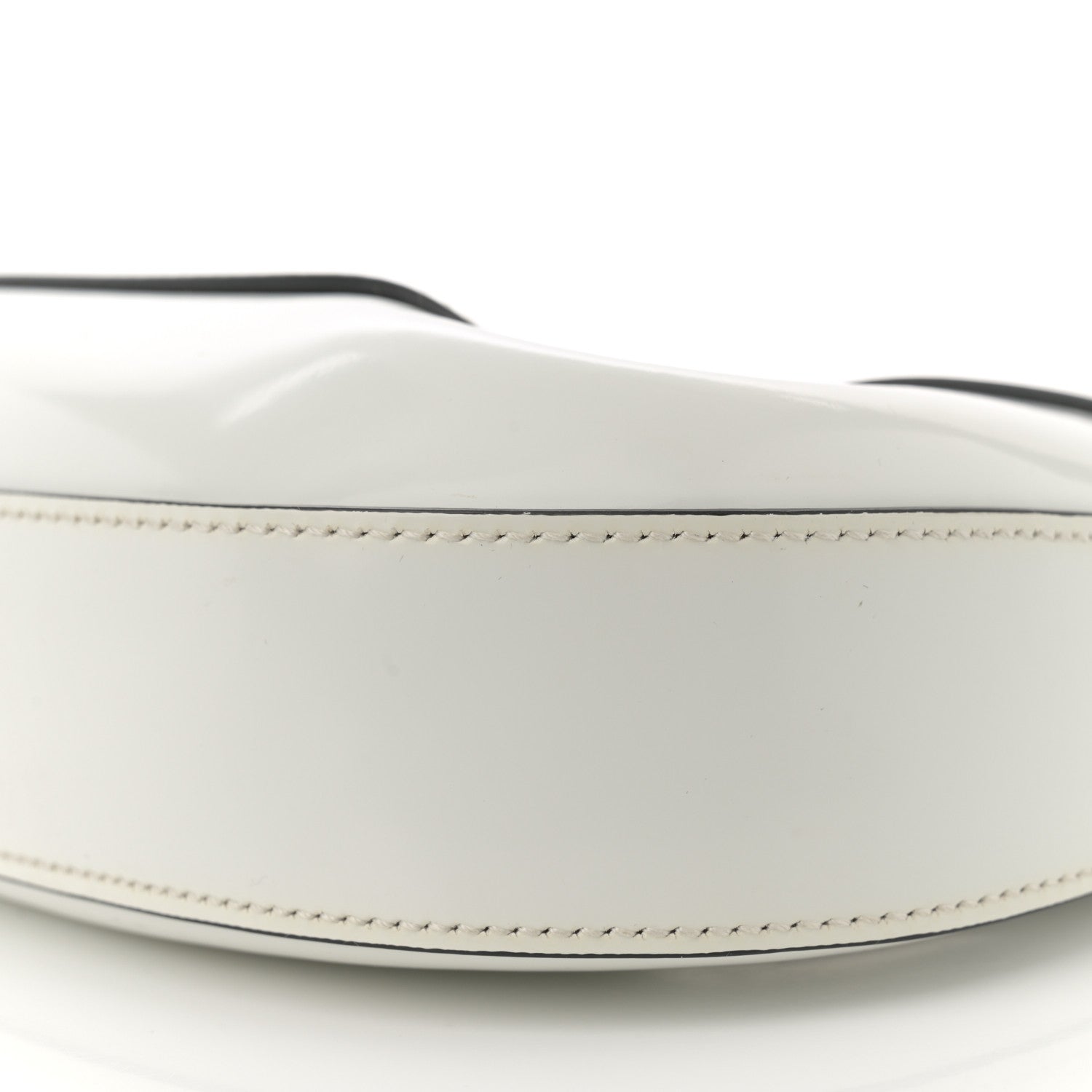 Prada Spazzolato Cleo Adjustable Strap Shoulder Bag White 10 of 13