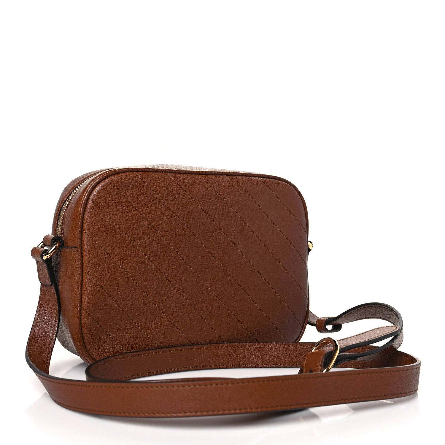 Gucci Sakai Be Green Calfskin Diagonal Stitched Small Blondie Shoulder Bag Cuir 3 of 8