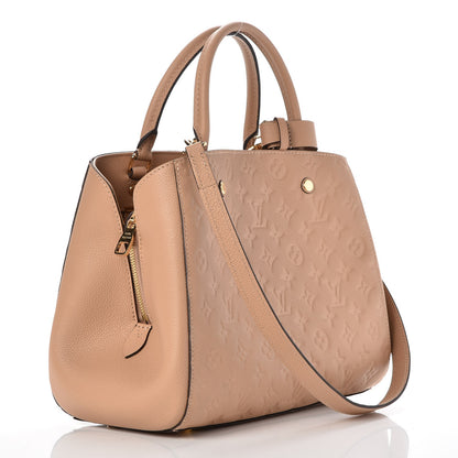 Louis Vuitton Empreinte Montaigne MM Papyrus 4 of 9