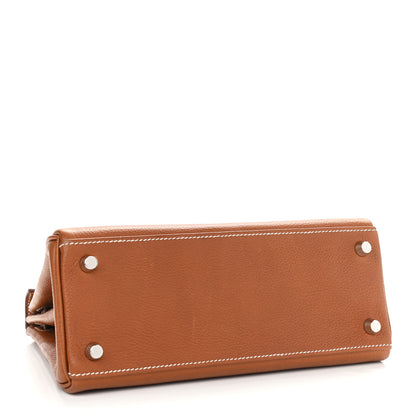 Hermes Barenia Faubourg Kelly Retourne 25 Fauve 4 of 17