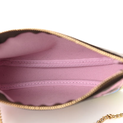 Louis Vuitton Monogram 2021 Christmas Animation Japanese Garden Mini Pochette Accessories Wisteria Pink 5 of 10