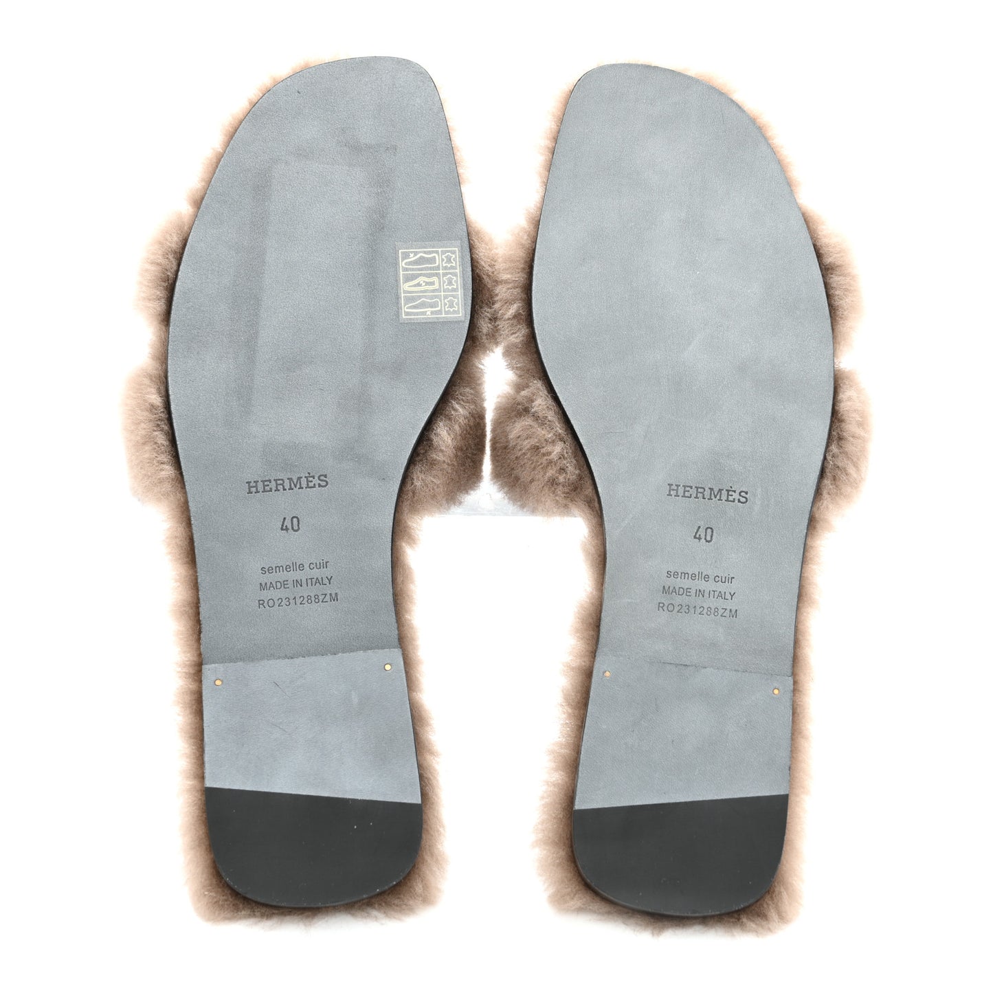 Woolskin Oran Sandals 40 Etoupe