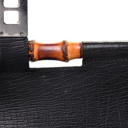 Gucci Monogram Bamboo Bullet Bag Black 10 of 31