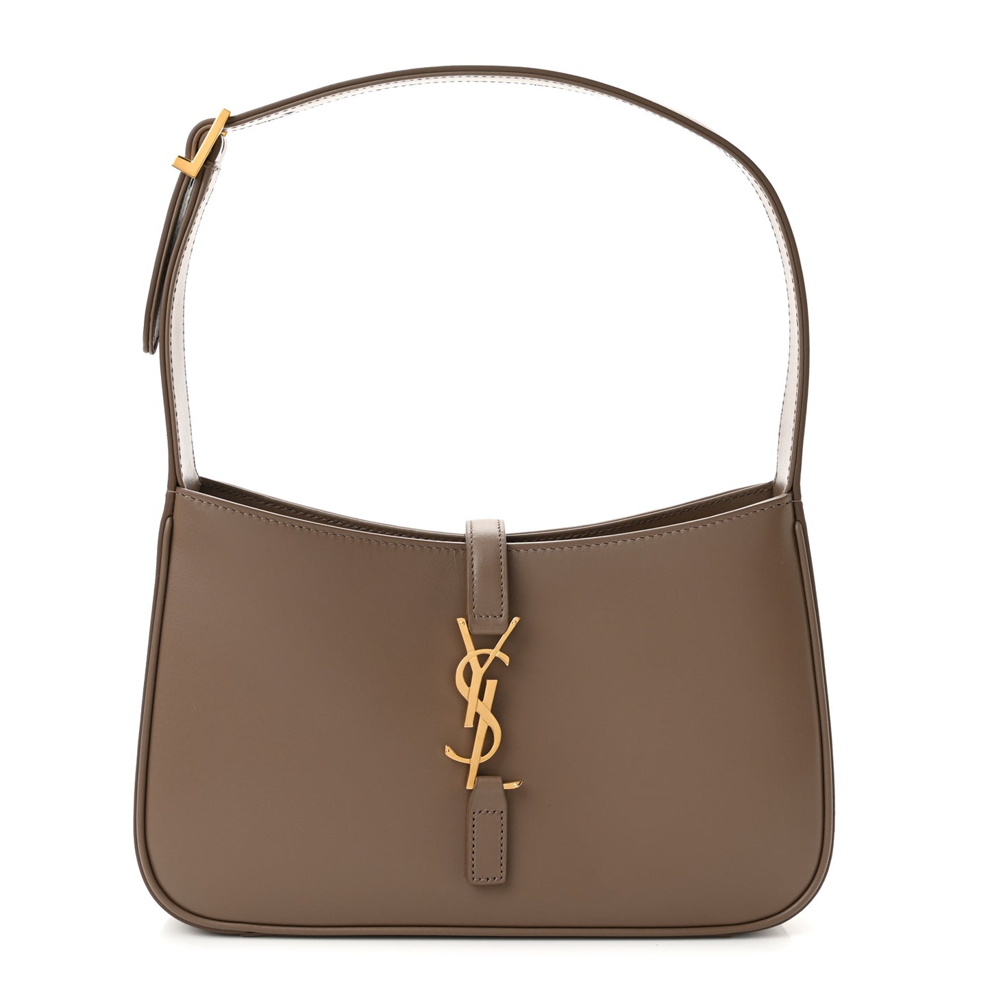 Smooth Calfskin Le 5 A 7 Hobo Taupe