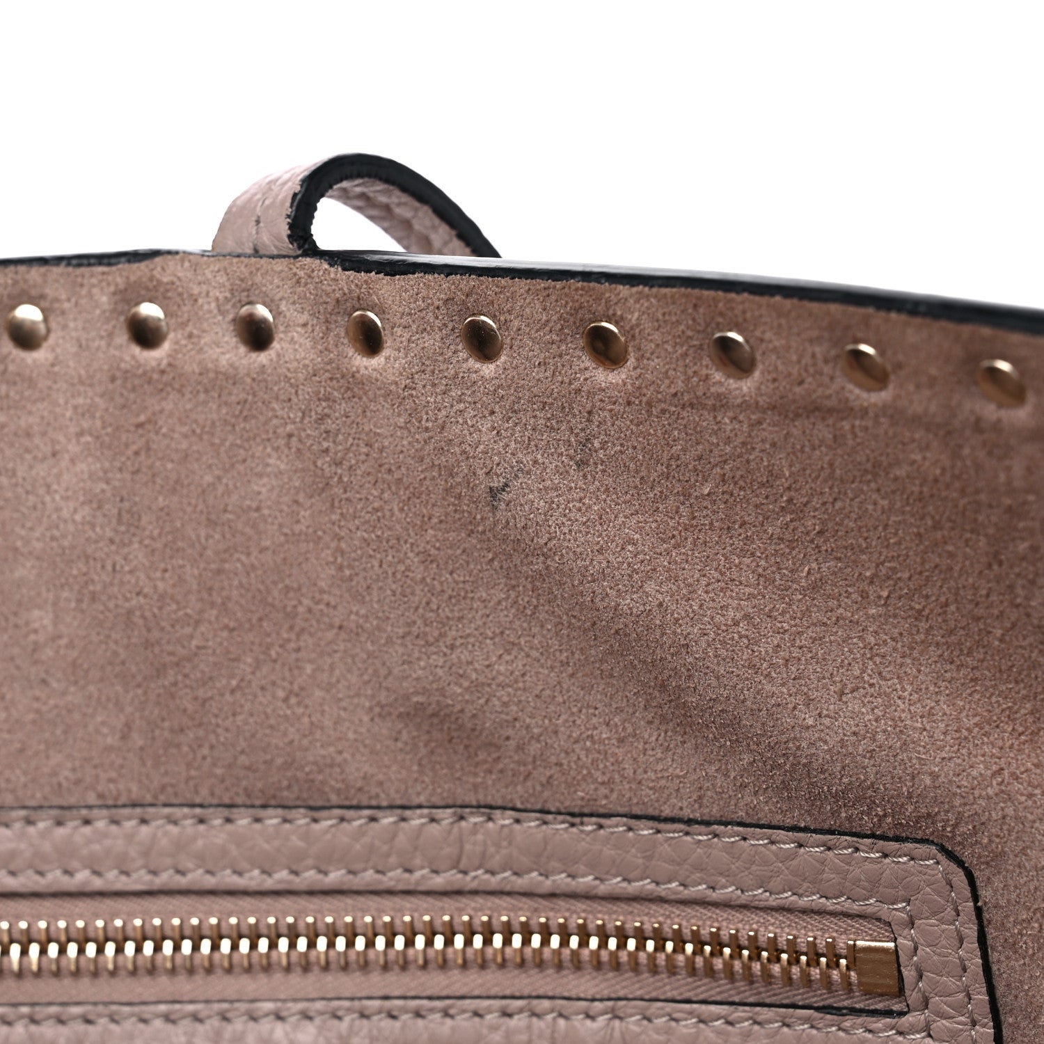 Valentino Garavani Grained Calfskin Rockstud Shoulder Tote Poudre 11 of 11