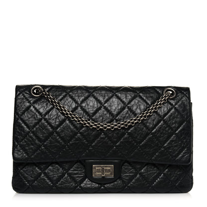 Chanel Aged Calfskin Quilted 2.55 Reissue 226 Flap Black 1 of 12