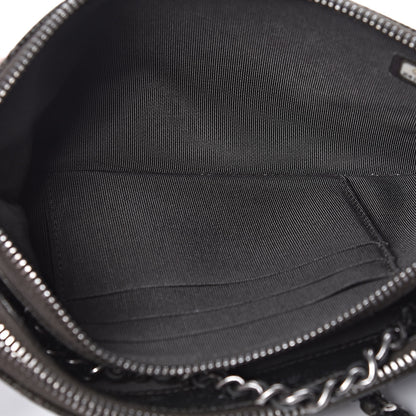Chanel Caviar Quilted Small Clutch With Chain Dark Charcoal 5 of 17