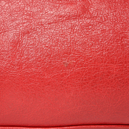 Balenciaga Agneau Classic Hardware Mens Oversize Top Handle Bag Flame 9 of 17